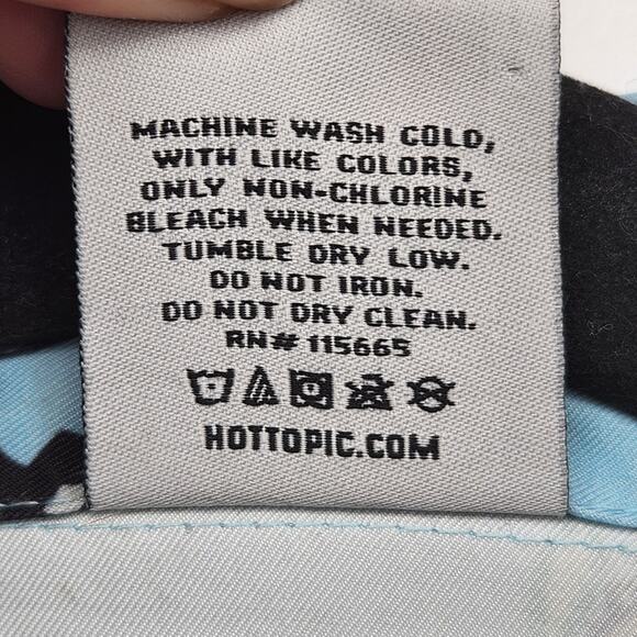 Hot Topic Blue My Hero Academia Chibi Heroes Woven Button up Shirt Women's M - Picture 3 of 11